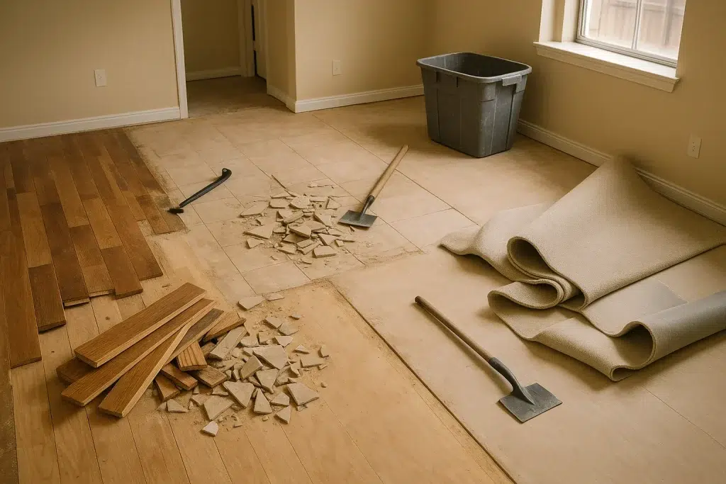 Flooring demolition services in Northern Nevada